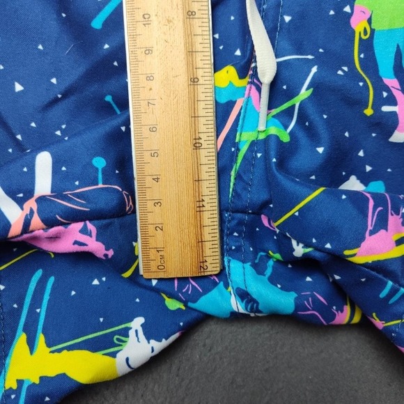 Chubbies Swim Trunks Mens Medium Skiers Skiing Shorts Lined Drawstring Pockets - Picture 11 of 11